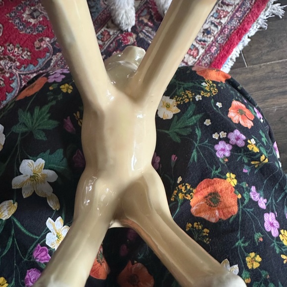 Vintage Deer Creamware Planter - Picture 7 of 8